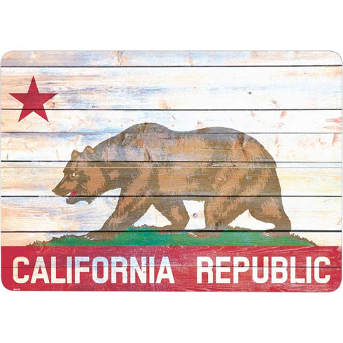 California Flag Light Wood Surface Laptop Studio Skin